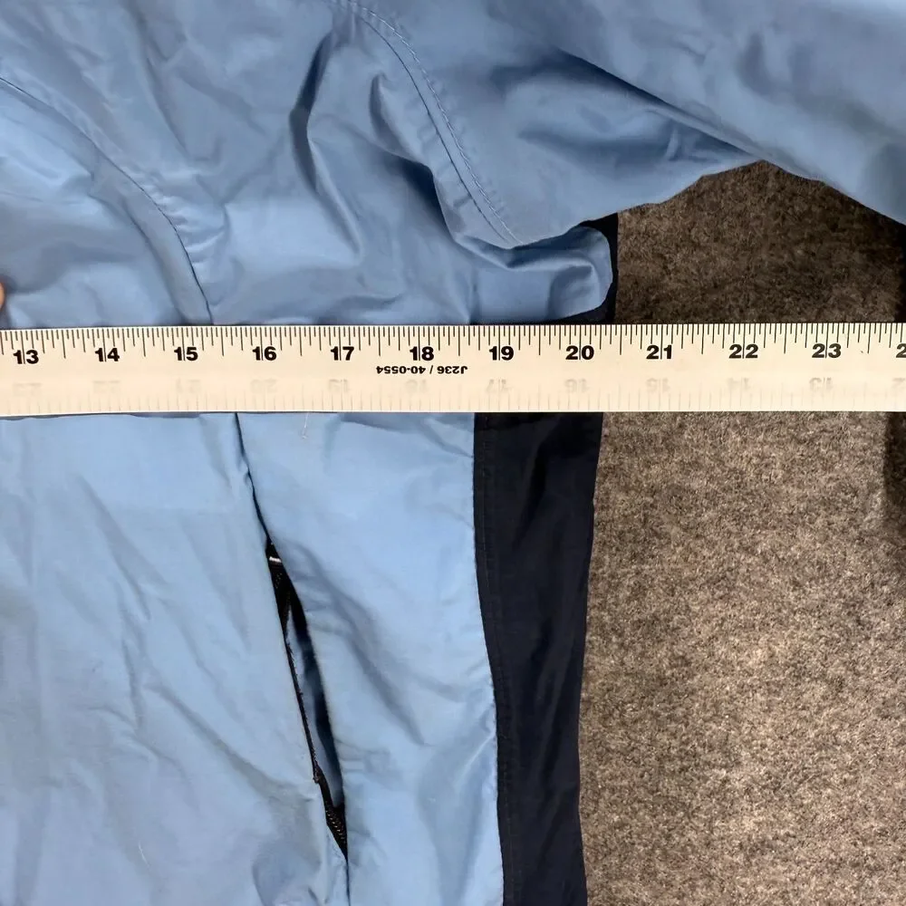 Columbia Jacket Women L Large Blue Full Zip Long Sleeve Lined Hooded Pockets - Picture 3 of 7